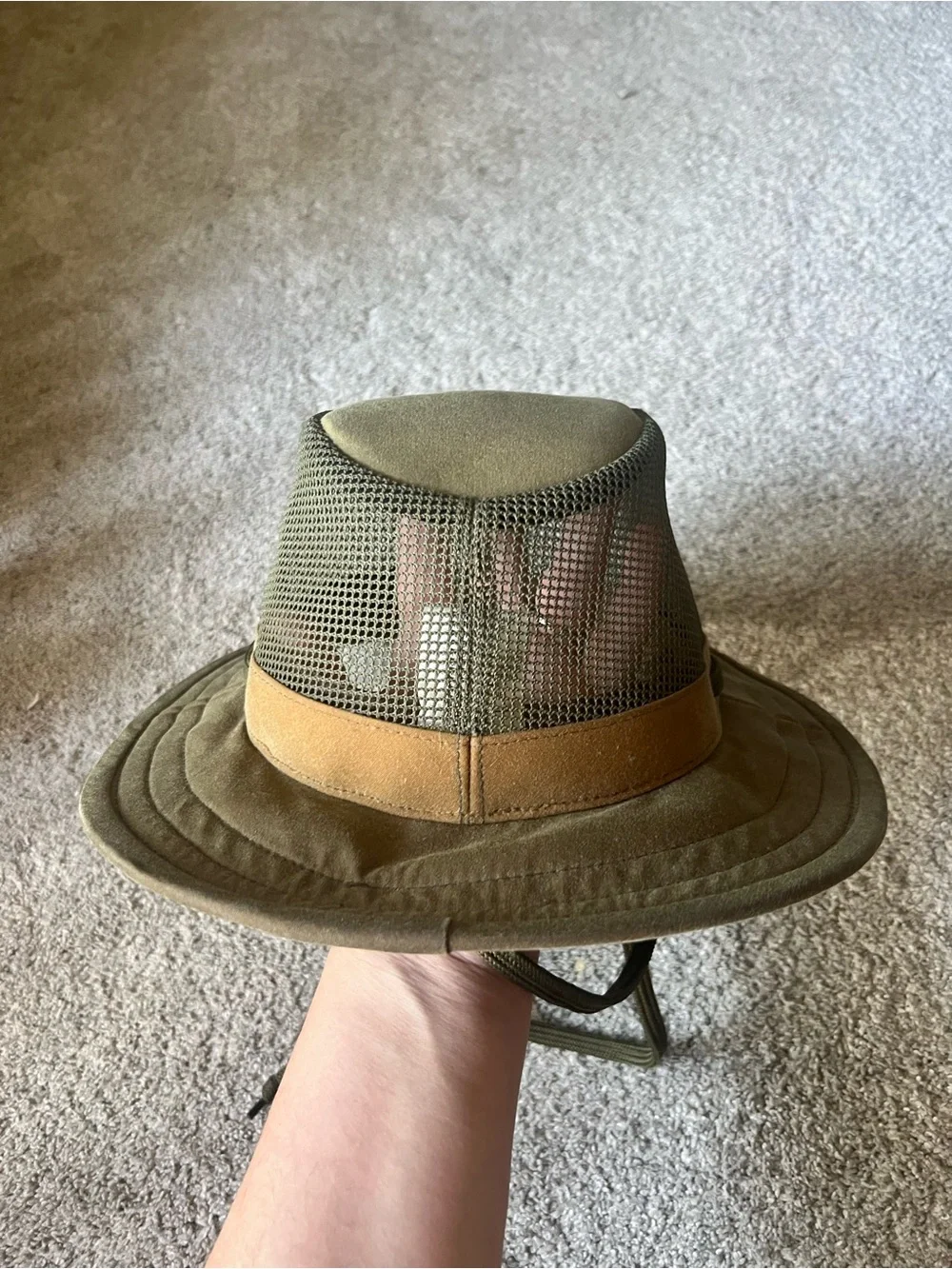 Outback Trading Company #6094 Willis Mesh Mens M Hat Original Outback Oilskin